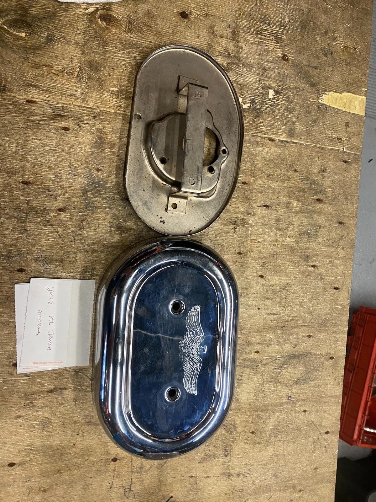 Vtg Jammer Enraved Air Cleaner Harley Shovelhead Ironhead Old Skool