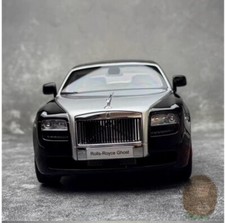 Kyosho 1/18 Rolls-Royce GHOST Alloy Diecast Model Car Hobby Gifts Black silver