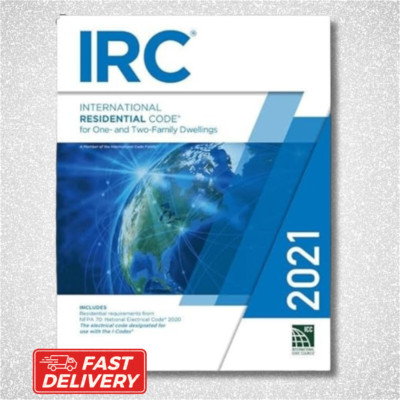 International Residential Code 2021 (IRC 2021) Fast Shipping