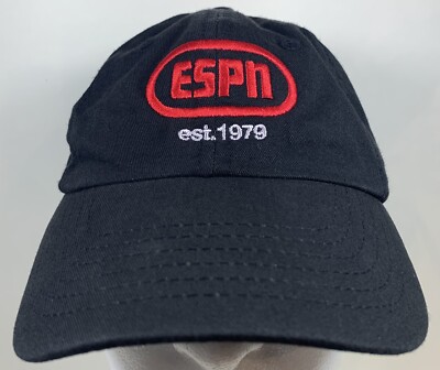 ESPN Cap Sports Network Football Basketball Hockey Soccer Games Hat Tv Cable