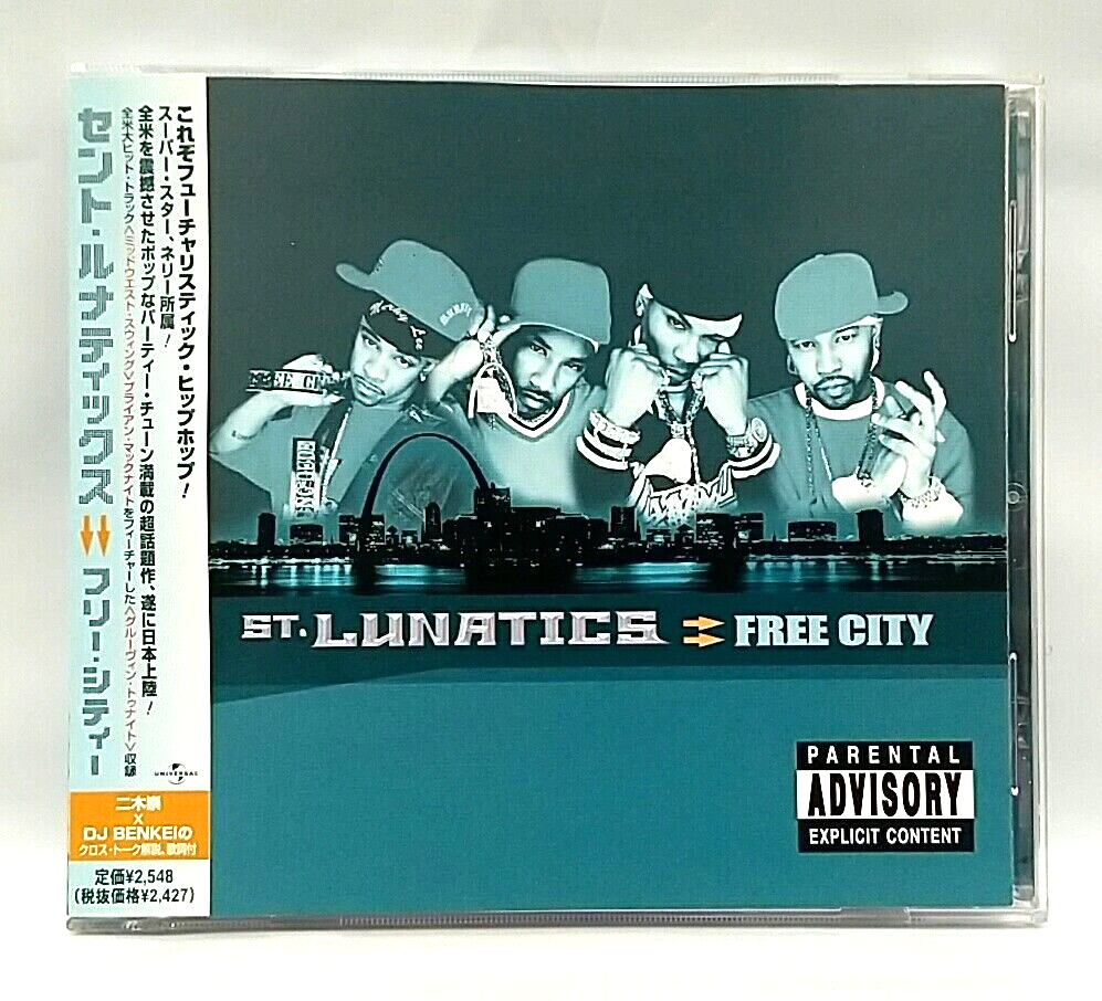 CD) St. Lunatics – Free City, UICU-1009, Album, NM/EX, Obi, Liner