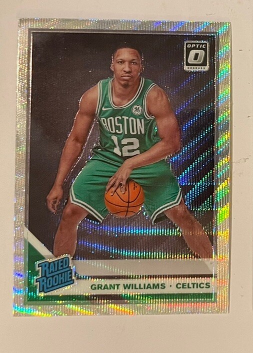 2019-20 Donruss Optic Silver Wave Prizm Grant Williams Rated Rookie 157 RC