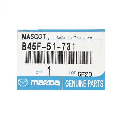 Mazda OEM 14-15 3 Grille Grill-emblem Badge Nameplate B45F51731