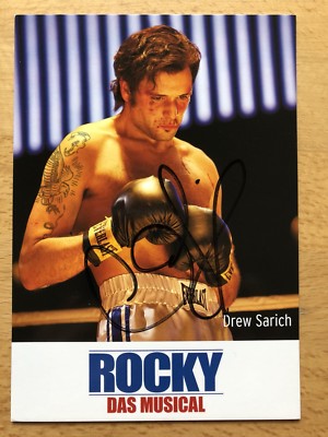 Drew Sarich AK Rocky Autogrammkarte original signiert