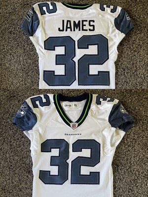 Edgerrin James #32 Seattle Seahawks 2009 Season NFL Game Issued
