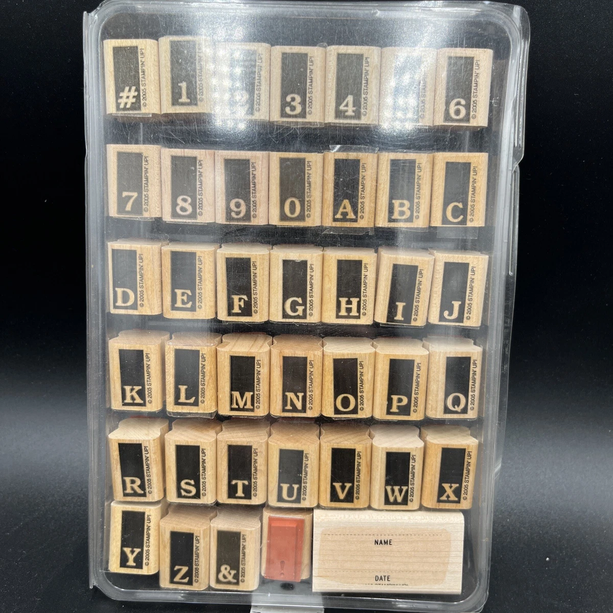 Stampin' Up! Numbers & Letters Craft Stamps for sale - eBay