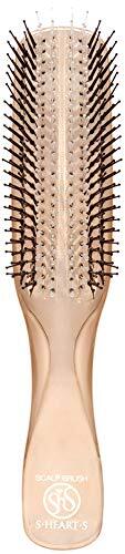 S Heart S S Scalp Brush World Model Long Pink Gold Hairbrush 1 piece japan mori1 - Picture 2 of 7