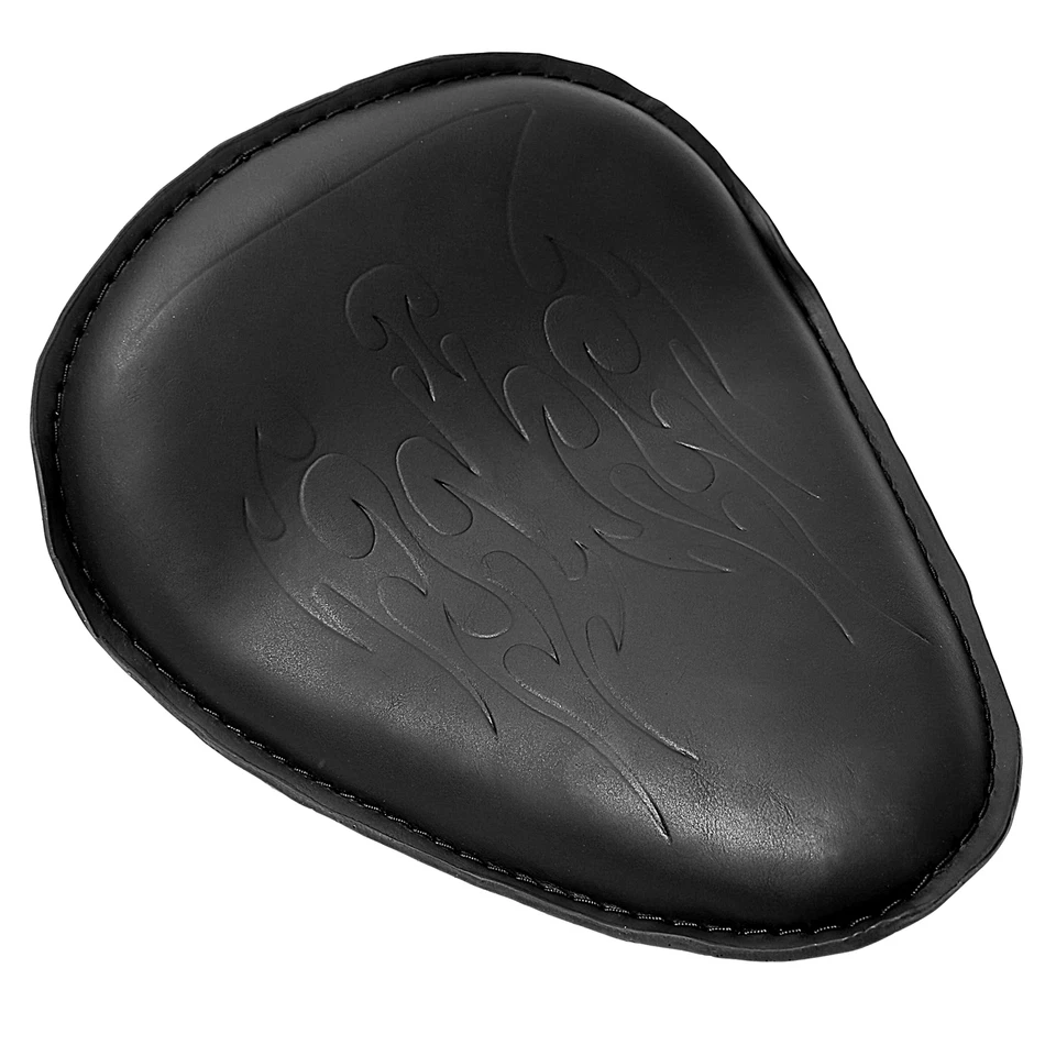 Asiento individual de motocicleta de 3" con soporte de resorte para Harley Sportster Chopper Bobber Foto 2 de 4