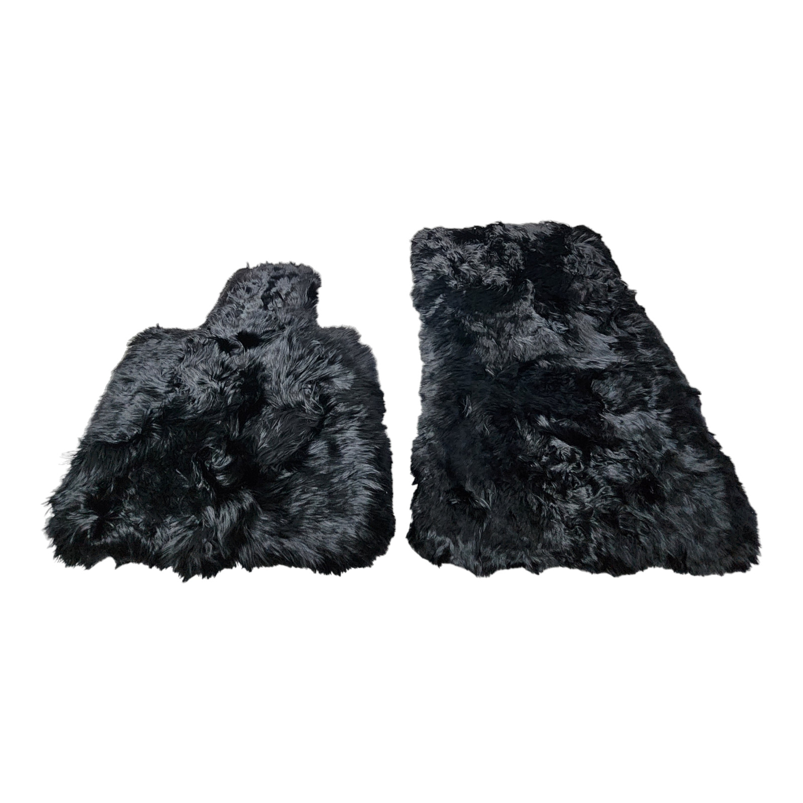 Geunine Black Alpaca Fur Mats  Rolls Royce Ghost Wraith Cullinan Phantom Spectre