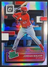 2022 Donruss Optic JORDAN WALKER Rated Prospect Silver Prizm #RP-14 Cardinals