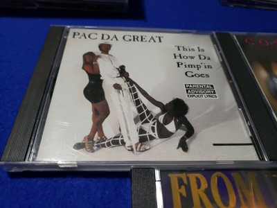 Old School Rap Cd Lot Goon Sqwad Pac Da Great & Convicted Fellons 