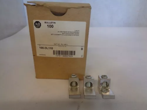 NEW NOT IN BOX ALLEN-BRADLEY 100-DL110 LUG KIT 3 LUGS INCLUDED