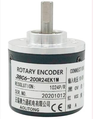 AOLITONG 38C6-200R24EK1M Anschlüsse Eingangsspannung: 10-30 V Drehgeber