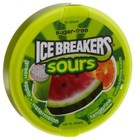 Ice Breakers Sours Green Apple, Tangerine, Watermelon), 1.5-Oz - 8 Pack - 2 Box