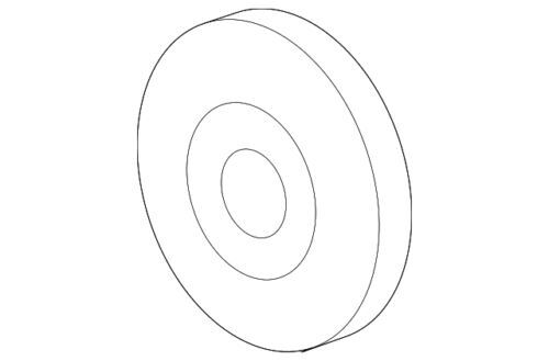 Tuerca del brazo de control inferior para Ford Explorer Mountaineer 2002-2010 (N/P W710796-S441)