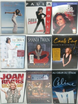 Music Artists DVD { MULTI-LISTING } Videos Live Tour Comedy NEW