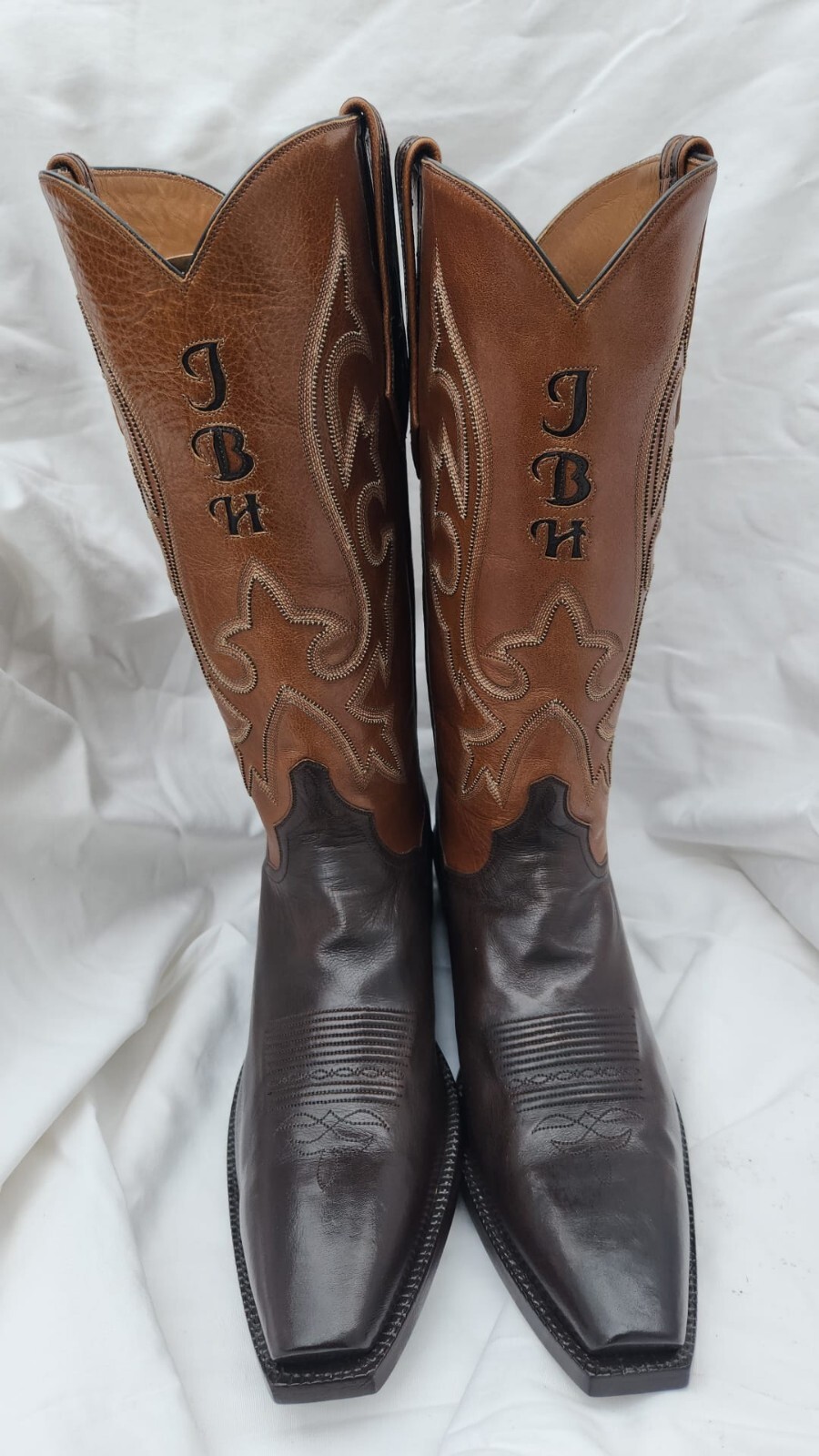 NEW JB HILL BOOTS STALLION ROPER WESTERN COWBOY 10 WATER BUFFALO | eBay
