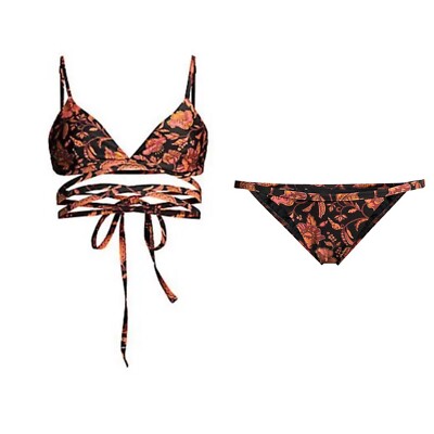 Matteau Hibiscus Matteau Floral Bikini Set Gr. 1 US 2 EU 34 XS 