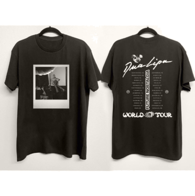 Fn Tour Polaroid Tee, Future Nostalgia Shirt, Dua Lipa