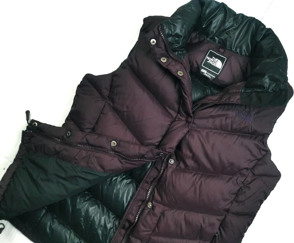 LO ÚLTIMO Mujeres THE NORTH FACE 700 DEPORTIVO PLUMÓN DE GANSO ACOLCHADO CHALECO PÚRPURA Chaqueta M Foto 2 de 4