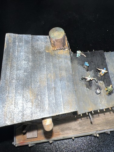 Custom Bars Mills N Scale Jeffries Point building and custom dock diorama - Picture 10 of 12
