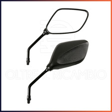 SET 2 SPECCHIETTI SCOOTER COPPIA RETROVISORI MOTO HONDA FORESIGHT 250 OMOLOGATI