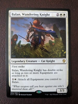 白*ま様 J22 Balan, Wandering Knight Signed Balan, Wandering Knight | Commander Masters | Star City Games