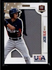 JACOB BLAS 2014 PANINI USA BASEBALL BOX SET 3-CLR JERSEY PATCH #17/25 AH9146