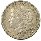 1892-P Morgan Silver Dollar Philadelphia Almost Uncirculated AU+