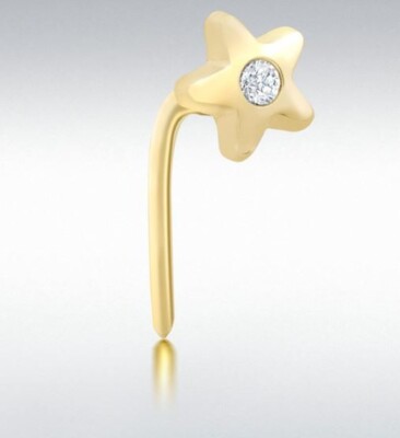 Celtic Triangle Nose Stud In 9ct Yellow Gold Diamond Celtic Triangle Nose Stud – 9ct Yellow Gold, 20 Gauge | Arranview Jewellery Celtic Triangle Nose Stud In 9ct Yellow Gold Ring - Foto 8