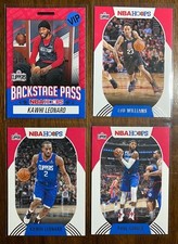 20-21 NBA Hoops Lot VIP Back Stage Pass 6 Kawhi Leonard PG Sweet Lou Clippers 