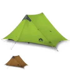 2 Man Ultralight Tent Double Skin Waterproof Camping Hiking Climbing Fishing