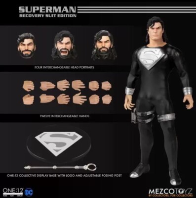 Original MEZCO Superman Recovery Suit Edition Movable Toys Model Collectibles