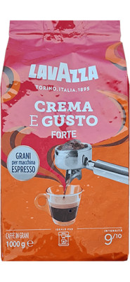 Lavazza Crema e Gusto Forte 1kg Bohnen