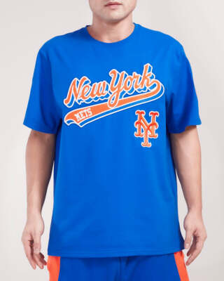 Men PRO STANDARD New York Mets Tail SJ T-Shirt | eBay