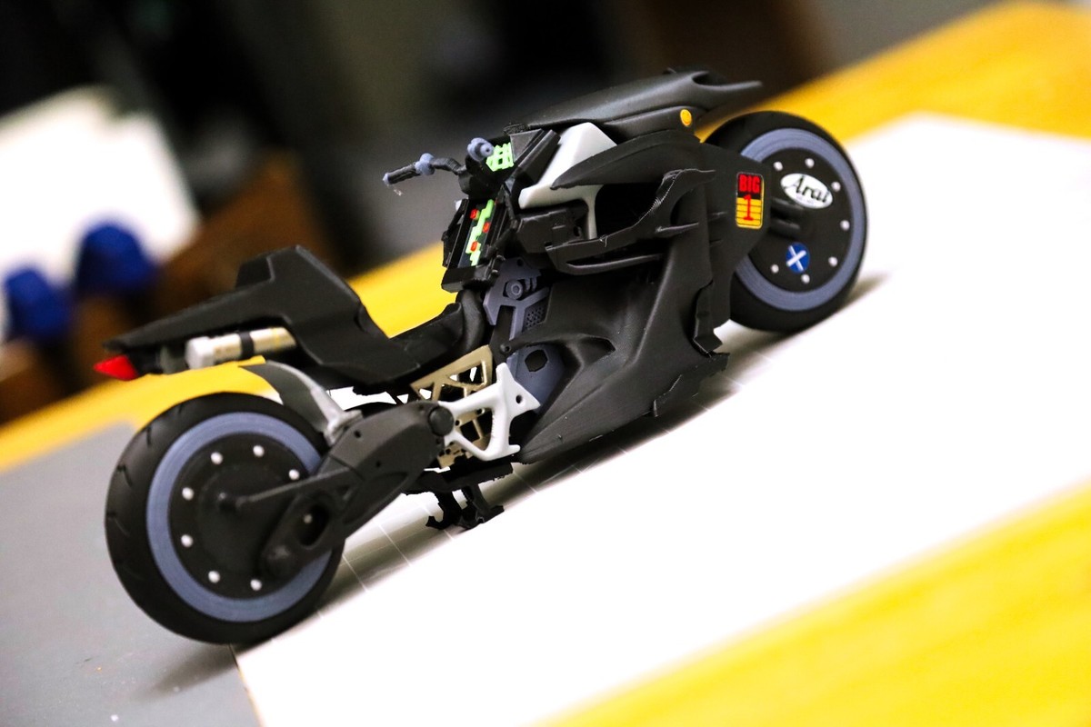 Akira Kaneda's Bike Motorcycle Display Model 10in. (CARBON