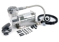 Viair 38033 380C 200 Psi Chrome Compressor Kit 12V, 100% Duty @100 Psi