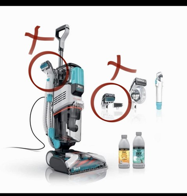 #ad #ad Shark CarpetXpert Upright Deep Carpet Cleaner Corded w StainStriker MISSING $129.99