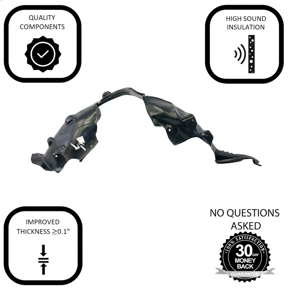 Front Left Driver Side Fender Liner For 2012-2016 Chevrolet Sonic GM1248236. PHL Foto 2 de 4