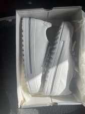 Gabor Heather Women's White Casual Leather platform    Trainers UK Size 7 G