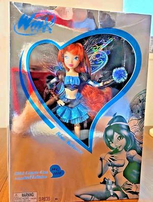 RARE NIB 2012 Comic Con Exclusive Winx Club Bloom Blue Believix Doll LE 384/1010