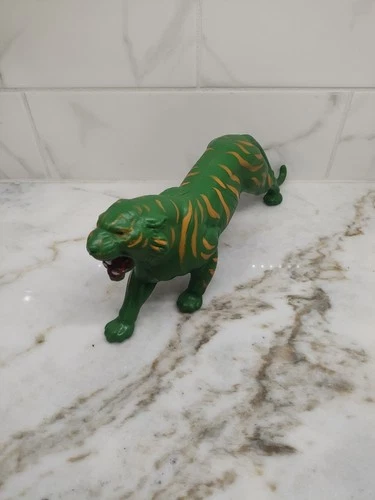 Vintage 1976 Mattel Tiger Figure (Battle Cat Mold) – MOTU/He-Man Display
