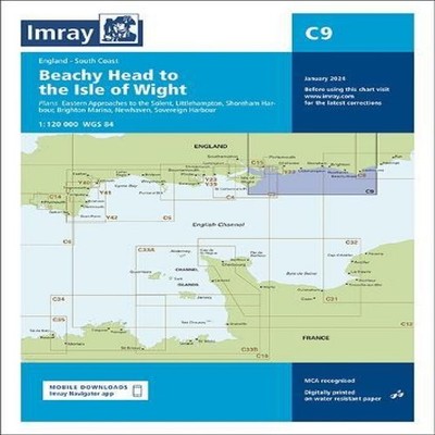 C9 Beachy Head to Isle of Wight Imray C Series Sheet map folded I