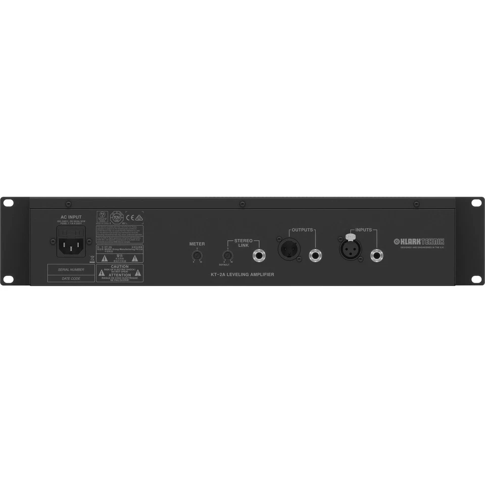 Amplificador y compresor de nivelación de un solo canal Klark Teknik KT-2A 2AKT Foto 4 de 4