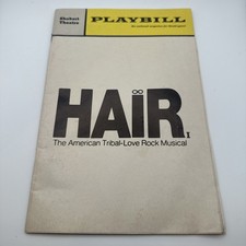 Vintage 1969 HAIR Musical Rare Chicago Playbill Ephemera