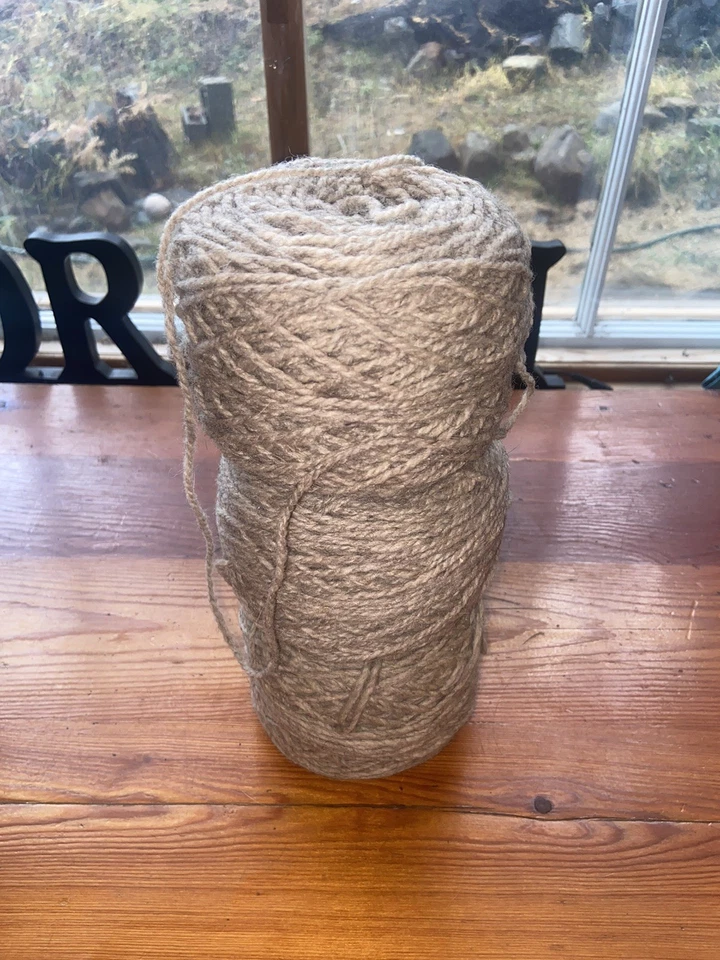 Bartlett Yarns Vintage Fisherman 100% WOOL 145 Yds 13+ Oz Sheep’s Grey - Image 2 of 4