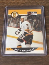 1990-91 Pro Set - Nevin Markwart #408 Boston Bruins (A)
