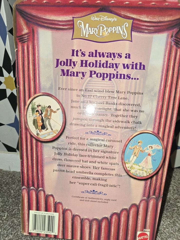 NIB Disney Barbies Cruella DeVIlle Villans & Mary Poppins Jolly Hollidays - Image 3 of 4