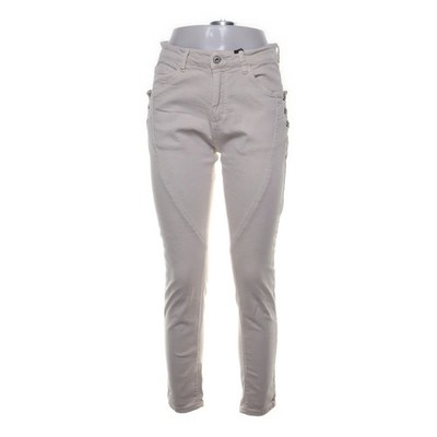 Melly & Co, Jeans, Größe: M, Beige, Baumwolle/Elasthan, Einfarbig, Damen #Fke