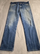 Wrangler Denim Blue Jeans Mens Size 36 x 31 Country Cowboy 13MWZ Rodeo Blue Jean